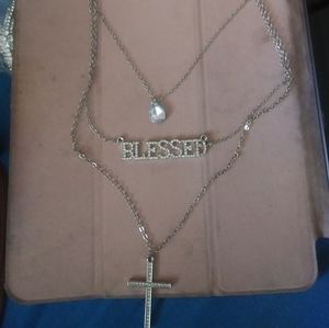 Blessed cross necklace